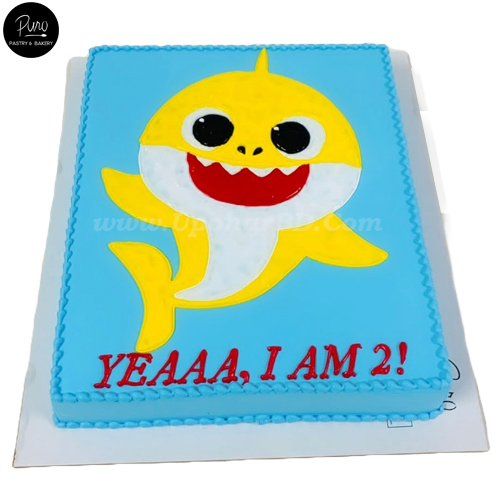 Baby Shark Theme Cake